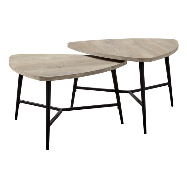 Dining Table - 32"X 48" / Dark Taupe / Chrome Metal